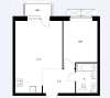 Продам 2-комнатную квартиру, Хуторская ул. 1/2, 41.8 м²
