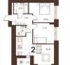 Продам 2-комнатную квартиру в Екатеринбурге, ЖБИ, ул. Новгородцевой д. 15, 54 м²