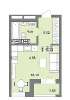 Продам 1-комнатную квартиру в Екатеринбурге, ВИЗ, ул. Металлургов стр. С5, 29.3 м²