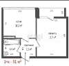 Сдам 1-комнатную квартиру, ул. Евгения Савкова 35/2, 31 м²