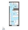 Продам студию в Екатеринбурге, ВИЗ, ул. Татищева д. 1, 24 м²