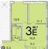 Продам 3-комнатную квартиру в Екатеринбурге, Академический, ул. Рябинина 47, 49.6 м²