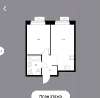 Сдам 1-комнатную квартиру, Полимерный пер. 9, 36 м²
