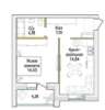 Продам 1-комнатную квартиру, Тюльпановая ул. 7, 43.4 м²