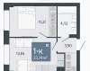 Продам 1-комнатную квартиру в Екатеринбурге, Уктус, Короткий пер. стр. 4, 33.2 м²