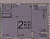 Продам 2-комнатную квартиру, ул. Академика Парина д. 12.7.1, 50.9 м²