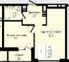 Продам 1-комнатную квартиру, Лучистая ул. 8, 44.4 м²