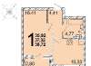Продам 1-комнатную квартиру, жилой квартал Элевен, 37 м²