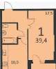 Сдам 1-комнатную квартиру, пр-т Академика Сахарова 37, 38 м²