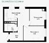 Продам 2-комнатную квартиру, ул. Чемпионов д. 15, 46.1 м²