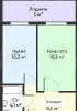 Продам 1-комнатную квартиру в Екатеринбурге, Сортировка, жилой район Сортировочный микрорайон  Кунарская ул. 12, 42.8 м²